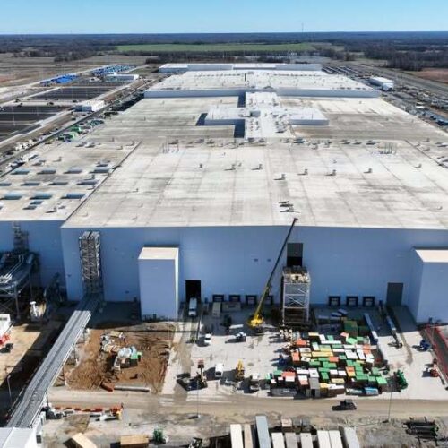 The BlueOval SK plant is located off I-65 in Glendale, KY.