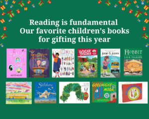 Image of book covers for our List of Giftable Books for Reading to Kids
