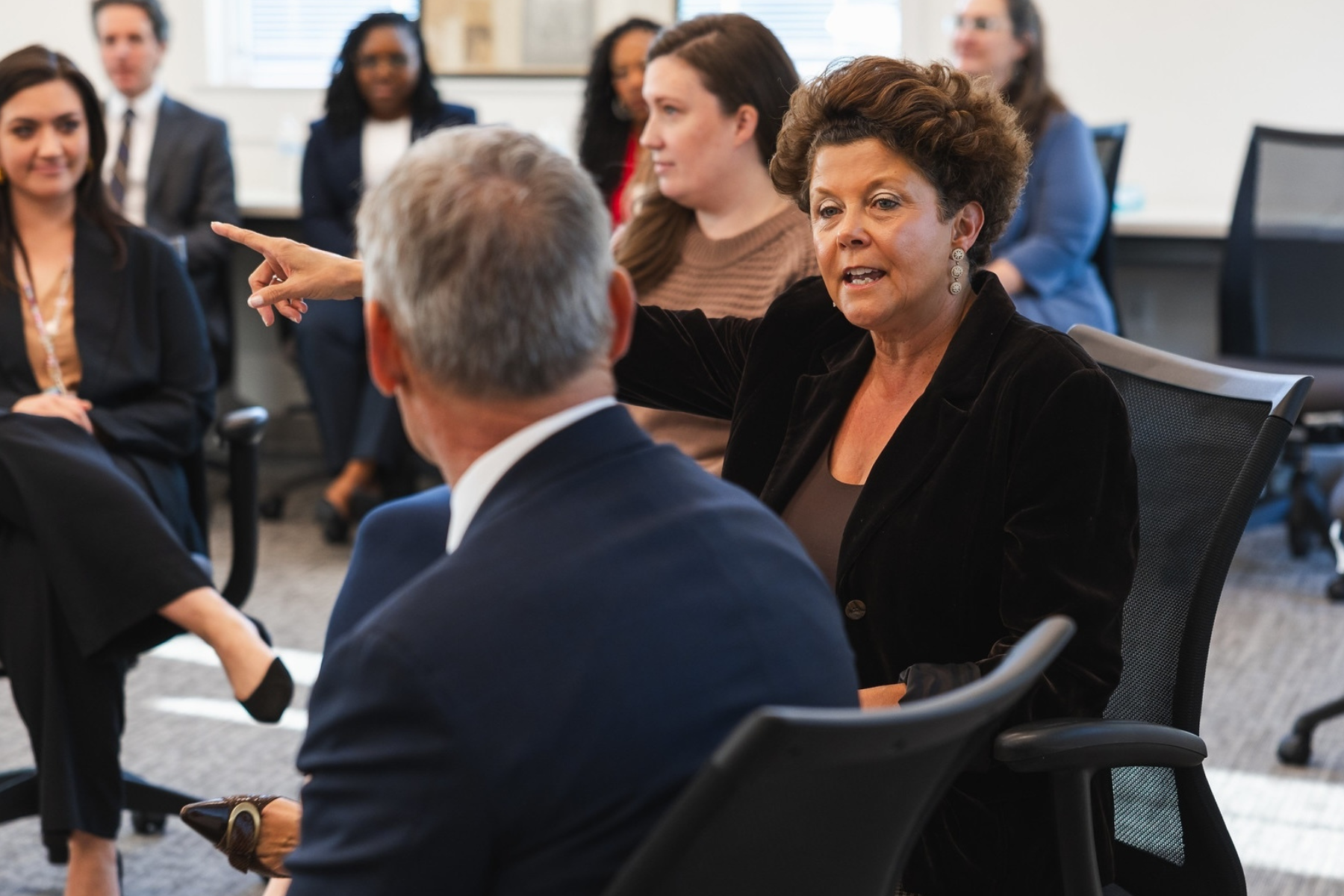 Commissioner Marie Williams with Tennessee Gov. Bill Lee
