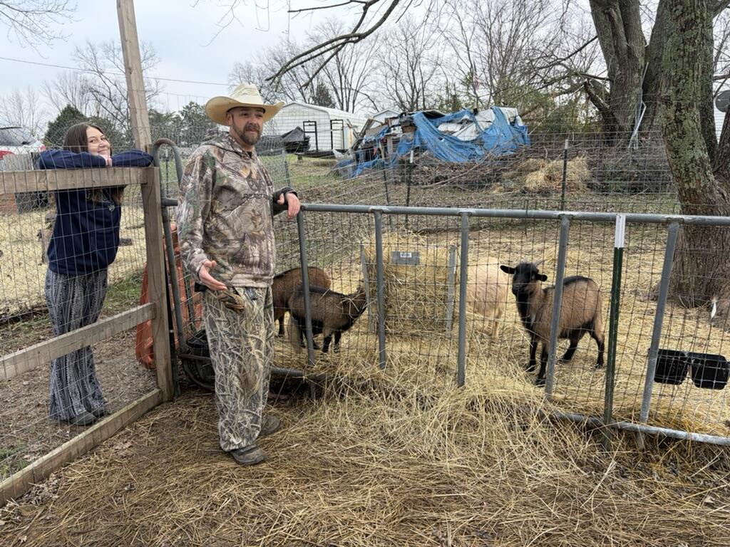 Robert and Emily Sory are starting an animal sanctuary at their home in Thompson Station, Tenn. In 2026, they plan to be uninsured. They’re looking for ways to pay for their care without coverage. Blake Farmer / WPLN News