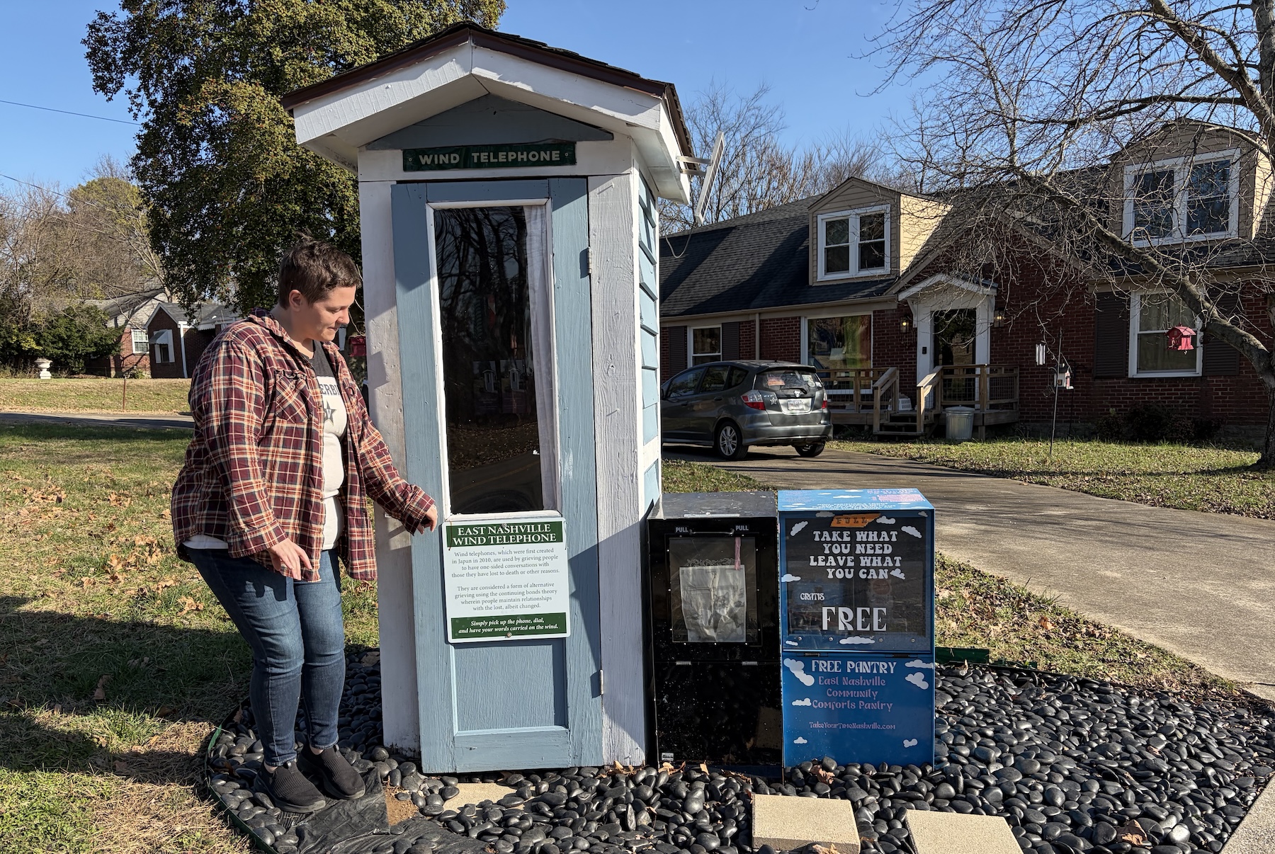 A visit to the East Nashville wind telephone, where calls connect to lost loved ones
