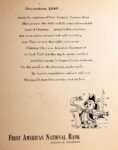 photo album notes First American National Bank Choir
