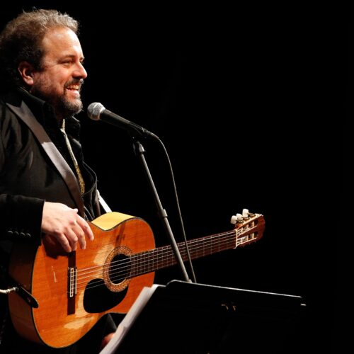 Raul Malo, performing here in Nashville, Tenn. in 2014, died at the age of 60. Malo was the lead singer of The Mavericks, a band that blended country with rock and roll, blues and Latin sounds.