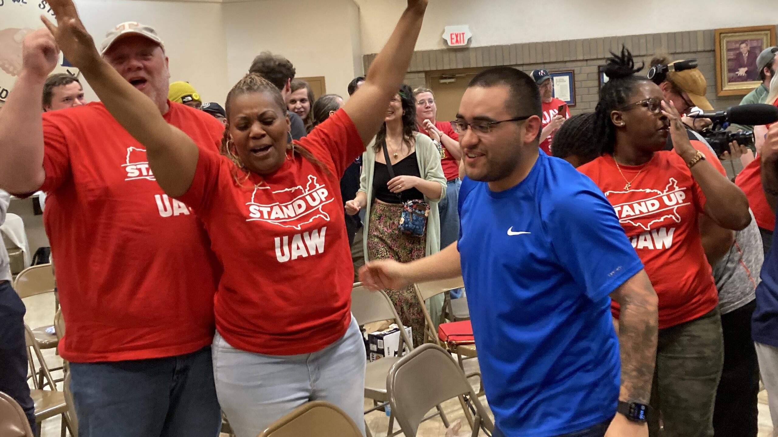 In a historic vote, Tennessee Volkswagen workers get their first union contract