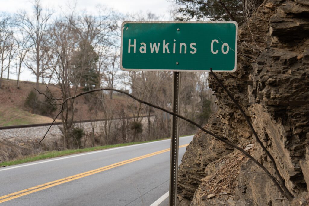 Hawkins County, Tennessee is one of the state's largest rural counties, with a population of around 60,000.