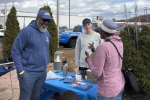 Kevin Dyson at Music City Academy table