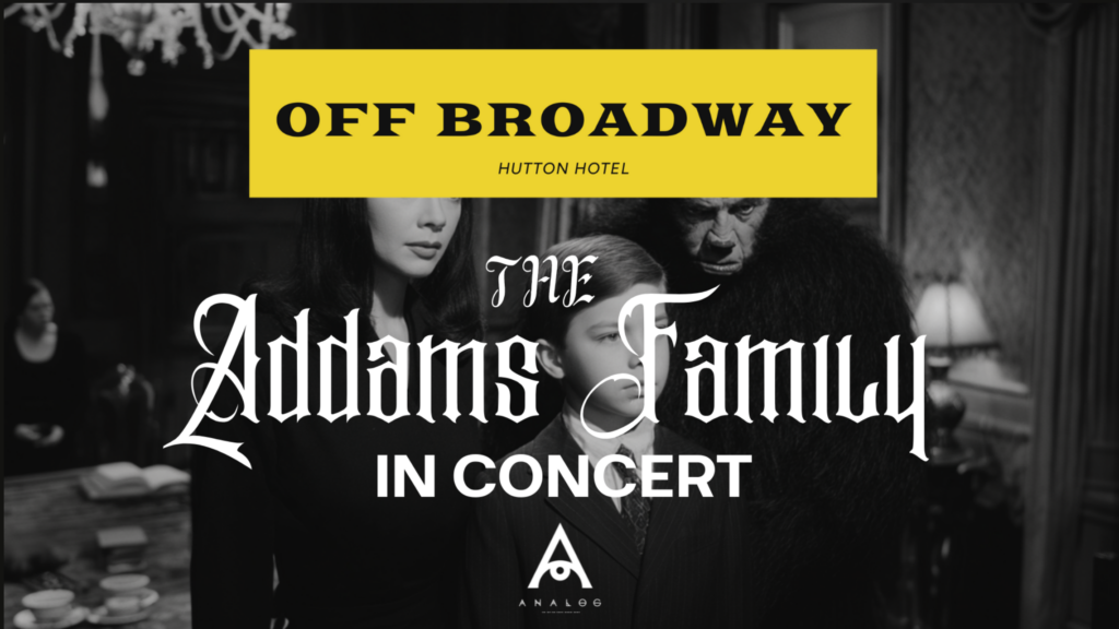 The Addams Family In Concert Poster (1)