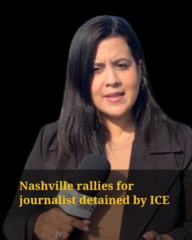 Marianna Bacallao (@ba.marianna marianna) reports that Tio Fun Taqueria in North Nashville became a makeshift call center Monday afternoon for people contacting their representatives on behalf of Estefany Rodriguez Florez, a local reporter detained by Immigration and Customs Enforcement.

ICE arrested Rodriguez last week while she was driving a car marked with her Spanish-language outlet, Nashville Noticias. Her attorneys allege that ICE did not produce a warrant when they arrested Rodriguez, who claimed political asylum in the U.S. because she received death threats for reporting in Colombia.

ICE officials say that they did have a warrant, although evidence of one submitted to the court was partially blank and missing her alien number. 

A federal judge has set a Thursday deadline for ICE to submit written justification for the arrest.

Rodriguez had been reporting on immigration enforcement efforts in Nashville. Her colleagues at Nashville Noticias joined community members Monday to advocate for her release.

Photo 1: Courtesy of Nashville Noticias
Photo 2: Marianna Bacallao / WPLN