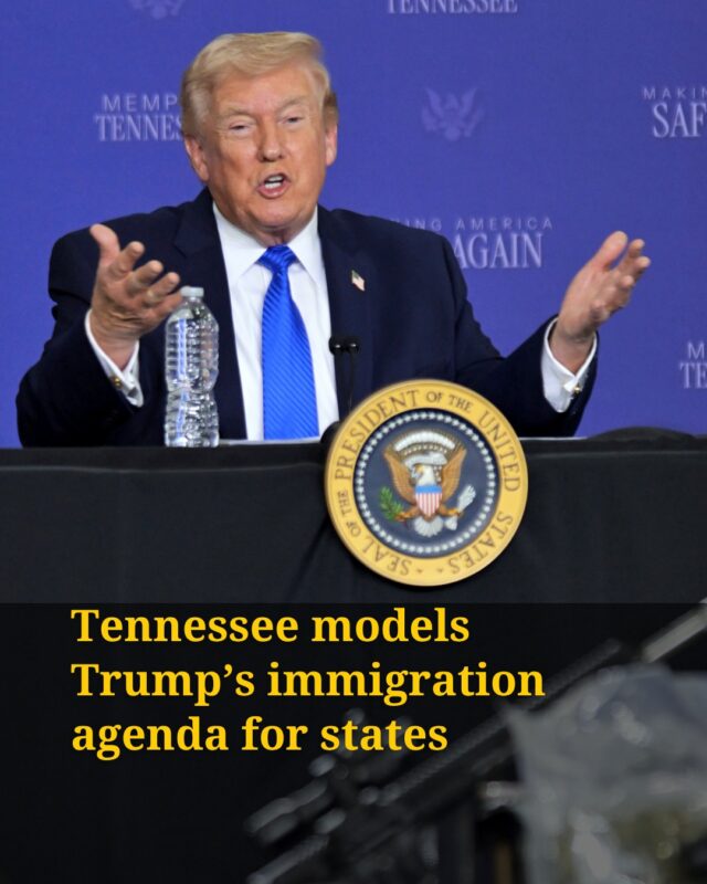 Tennessee will be one of the first states to pilot the White House’s immigration agenda, reports Marianna Bacallao (@ba.marianna). Statehouse Republican leadership collaborated with U.S. Homeland Security Advisor Stephen Miller and the Justice Department to craft the legislation. 

The package of bills focuses on increasing verification for legal residents and requiring local law enforcement to work with Immigration and Customs Enforcement. 

“Nobody in Tennessee is asking for this. Everybody's asking for affordable housing, right? Everybody's asking ... to be able to afford the groceries,” said Cesar Bautista, member of the Tennessee Immigrant and Refugee Rights Coalition. 

Tennessee already has laws against sanctuary city policies that may shield immigrants from ICE, but House Speaker Cameron Sexton said the city’s Democratic-leaning cities are using a “loophole.” 

Tennessee will be one of the first states to pilot the White House’s immigration agenda, reports Marianna Bacallao. Statehouse Republican leadership collaborated with U.S. Homeland Security Advisor Stephen Miller and the Justice Department to craft the legislation. 

The package of bills focuses on increasing verification for legal residents and requiring local law enforcement to work with Immigration and Customs Enforcement. 

Tap link in bio and follow along for more. Subscribe to the NashVillager, our 5-day-a-week newsletter with local and national news. 

Photos: Bruce Newman (AP) George Walker IV (AP), Marianna Bacallao (WPLN)