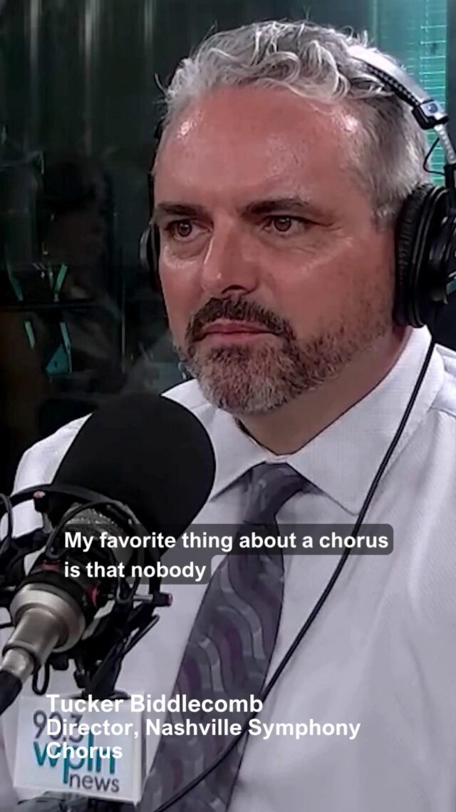 "My favorite thing about a chorus is that nobody sits on the bench."

Tucker Biddlecombe, Director of the Nashville Symphony Chorus, joined This Is Nashville this week to share what goes into being a member of a large choral group.

"Everyone has a role and everyone has a job," said Biddlecombe. "Everyone feels valued."

Follow us and @thisisnashville_wpln for more and tap link in bio to watch/subscribe to This is Nashville, a news and community show.