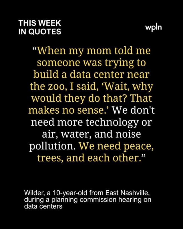 Notable quotables this week covering stories about Roots (the book), kudzu (the “vine that ate the South”), data centers (location, location, location) and Old Glory (yep, our American flag). And don't forget our Nashville World Cup experience with Team Japan.

We reported on the fight over “Roots,” and whether its graphic depictions of sexual violence should disqualify it from school libraries, continued this week. Also Nashville joined the ranks of Middle Tennessee communities considering a ban on data centers. And the Appalachia Mid-South Newsroom’s latest installment of “Signal Species” dives into kudzu, an invasive vine that is driving out native plants and wildlife. 

Tap link in bio for our in-depth stories and to sign up for the NashVillager newsletter, a human-powered 5-day-a-week email direct to your inbox with local stories, info, and ticket giveaways.