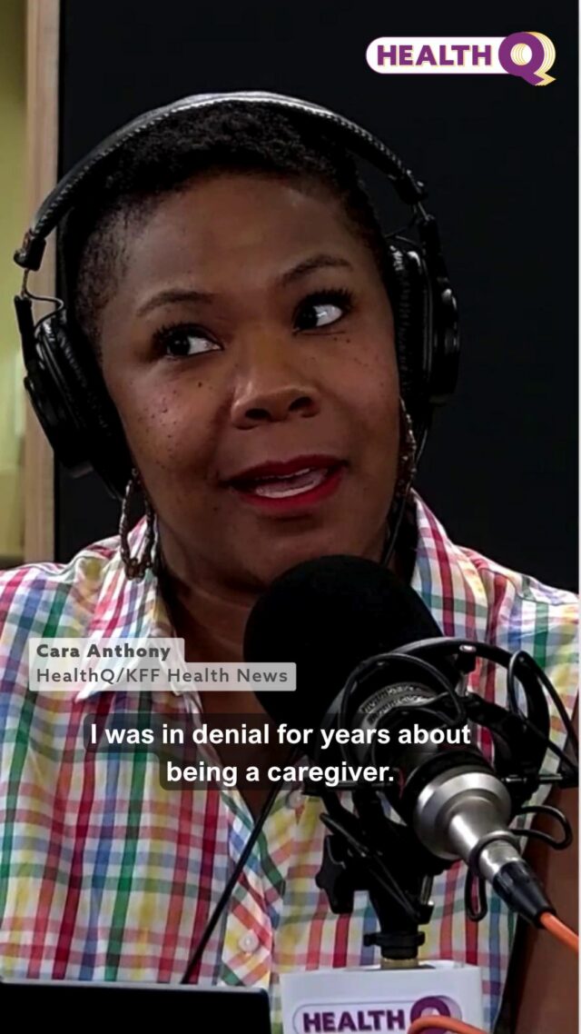 Caring for an aging parent is a complex role that gets more difficult over time. No wonder many people resent or reject the “caregiver” label.

But that doesn’t help the situation, researchers say. In fact, people who embrace the caregiver identity are more likely to connect with services and find community support. And Denise Brown, a caregiving coach in Illinois, says you can start calling yourself a caregiver as soon as you hit the first stage: “expectant caregiver.”

“What often starts a caregiving experience for individuals is worry,” she says. “ You look into the future and you think, ‘Oh, I think someone's going to need help in the family.’”

Listen as Cara Anthony shares her experience with HealthQ co-host Blake Farmer. Check out wpln.org/healthq for more on navigating your caregiver identity.