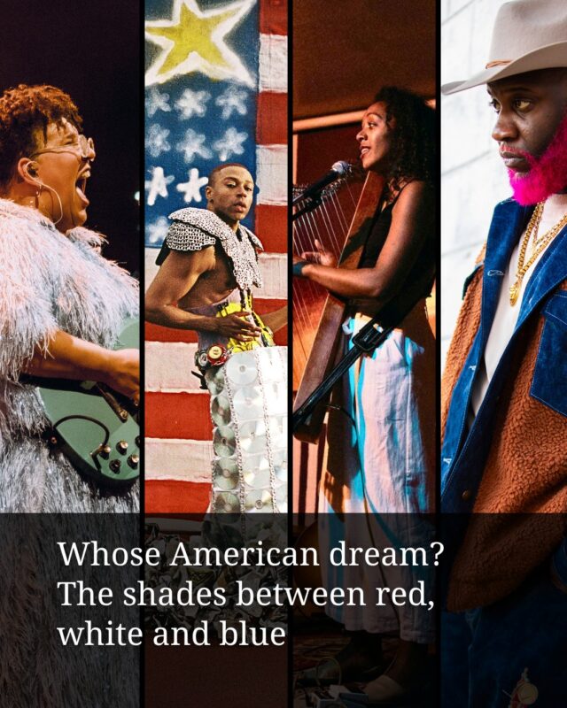 A new Alabama Shakes song actually titled “American Dream” begins with visionary front woman Brittany Howard lamenting, “I thought we wanted the same things,” over the band’s ominous, lumbering groove. 

At the forefront of Howard’s mind, reports Jewly Hight, was her troubling awareness that many in her country are living in precarity: “I can’t separate myself from what’s happening in my society.” 

Jewly has been on a quest to document artists’ efforts to expand how we view American identity during our America 250 celebrations.

There’s the defiant approach of Black, queer, Southern pop maximalist Houston Kendrick. His new song “American Trash” roasts American triumphalism, cheekily reframing it as “American drag.” 

The Cowgays took their first band photos in front of a sizable American flag. “We wanna push for a better America. So why can’t that flag stand for our values?” 

Lizzie No produced the album Outlaws’ Almanac and says: “I believe in telling the stories of my people and my neighbors and celebrating folk storytelling. And this is an occasion when people's ears might be perked up to what the American people have to say and in particular what folk musicians might have to say.”

Swipe to listen and follow along for more from Senior Music Writer Jewly HIght. 

Photos: Brittany Howard by Izzy Lux, Houston Kendrick by Luke M. Rogers, Pynk Beard photo by Dez Wright, Lizzie No photo by Dan Russel-Pinson, Cowgays by Ford Fairchild