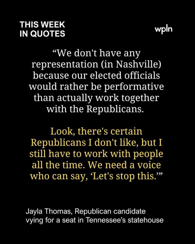 Notable quotables for the week with a focus on Nashville infrastructure, plus a look at American identity from artist Houston Kendrick.

Nashville Metro Council is looking into traffic controls amid a surge in pedestrian deaths. Twenty-one people have been killed by drivers so far this year. 

Data centers are driving up demand for electricity. Utilities will have to meet that demand, which means building out more power generation. So far, the discourse has focused widely on how to pay for that, be that upping everyone’s electric bills or charging data centers special rates. But there is also a question over what kinds of power generation utilities like the Tennessee Valley Authority should employ — old-fashioned fossil-fueled sites, renewables like solar and wind, or nuclear.

Speaking of nuclear, Gov. Bill Lee is pursuing a Department of Energy partnership that could bring nuclear waste facilities to the state. It could bring $50 billion in investment, but the risks are roiling elected officials.

Tap link in bio for our in-depth stories and to sign up for the NashVillager newsletter, a human-powered 5-day-a-week email direct to your inbox with local stories, info, and ticket giveaways.