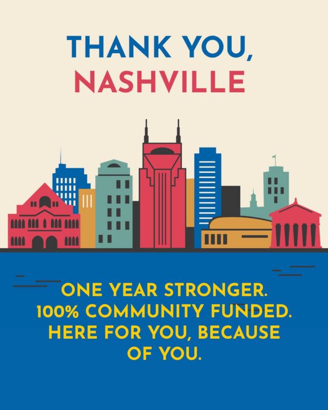 Thank you to everyone who gave during our fall fund drive.

Our high-quality local news is free for all, but it costs money to produce. Your donation helps our community. It includes everyone access trustworthy information about what’s going on in Middle Tennessee, no matter the.

We are so grateful — we cannot do this work without you. 

And if you meant to give but it slipped your mind, you can still make a donation right now.

Tap link in bio to help us raise the last $10K to reach our $250K goal!